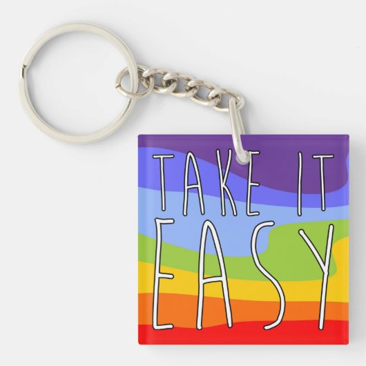 IT簡単+バックグラウンド キーホルダー (正面)