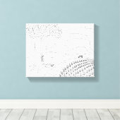 It絵を描 Boy Cloud Glazing in ParkスケッチonCanvas キャンバスプリント (インサイチュ (ウッドフロア))