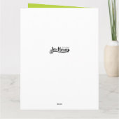 IT誕生日カおもしろいード カード (裏面)