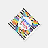 it誕生日ポップ・アートのナプキンス、フィジェット好意ナプキンス スタンダードカクテルナプキン (角)