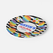 It誕生日ポップ・アートのプレート、フィジェット誕生日プレート ペーパープレート (アングル)