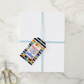 It誕生日ポップ・アートのメッセージカード、Fidget Favoritesメッセージカード ギフトタグ (より糸付き)