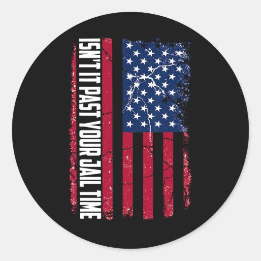 It過去あなたの刑期おもしろいトランプIt過去ヨ ラウンドシール (正面)