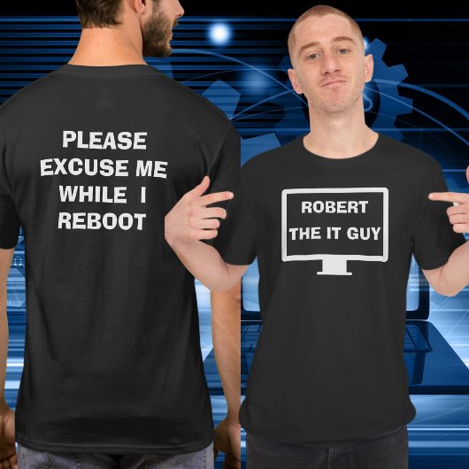 IT部門のユーモア Tシャツ
