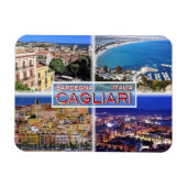 IT2027ヨーロッパ – イタリア – サルデーニャ – Cagliari - Harb マグネット (横)