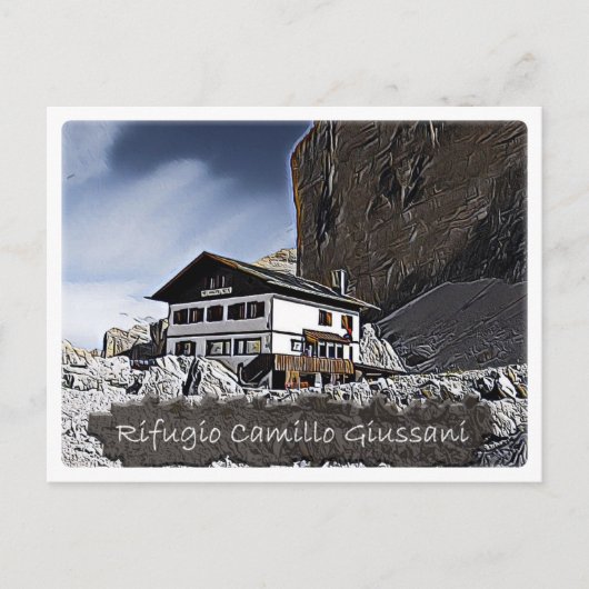 It – アルパインハットCamillo Giussani - Dolomiti ポストカード (正面)