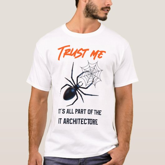 IT+アーキテクト+ジョーク Tシャツ (正面)