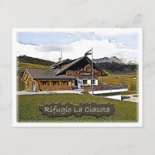 It – イタリア – アルパインハットLa Ciasota - Dolomiti - ポストカード