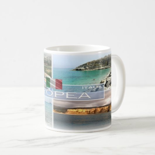 IT イタリア - カラブリア州 - トロペーア コーヒーマグカップ (正面右)