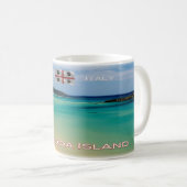 IT – イタリア – サルデーニャ – Isola Tuaredda - コーヒーマグカップ (正面右)