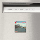 IT – イタリア – ナポリ – Vesuvio View マグネット (インサイチュ (食洗機))
