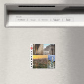 IT – イタリア – フィレンツェ – 私の愛 – Collage Mosaic マグネット (インサイチュ (食洗機))