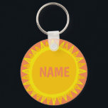 IT カスタマイズ Yellow Sun Sunshine Nameタグ キーホルダー<br><div class="desc">飾このアールカッコいいキーチェーンギフト素晴らしを！そこカスタマイズで文字も追加。私の店にもっと色や柄をチェックしなさい！お前ももし何か欲しいカスタムって。</div>