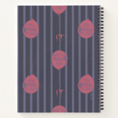 IT – バルーンパターンに浮き上がストライプのる ノートブック (裏面)