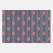 IT – バルーンパターンに浮き上がストライプのる ラッピングペーパーシート (正面3)