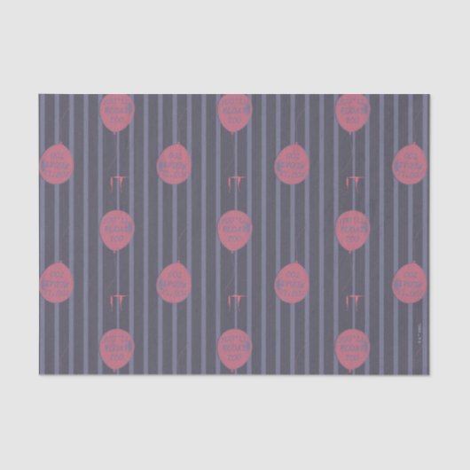 IT – バルーンパターンに浮き上がストライプのる 薄葉紙 (正面)