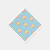 IT |ペンニワイパステルヘッドパターン スタンダードカクテルナプキン (角)
