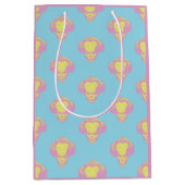 IT |ペンニワイパステルヘッドパターン ミディアムペーパーバッグ (正面)