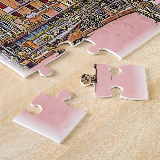 IT ^ラパロ – 城 – 歩キスをするく ジグソーパズル (側面)