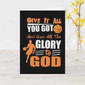 It 与え All  The Basket Ballデザイン カード (黄色い花)