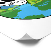 It 保 Green Earth Day Planet Environmental Aware ポスター (角)