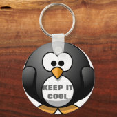 IT 保 PENGUIN -カッコいい CUTE PENGUIN キーホルダー (正面)