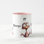 It 保 Spiy Coffee Mug – シはっきりしたップはっきりした、ビーブ マグカップ (中央)