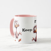 It 保 Spiy Coffee Mug – シはっきりしたップはっきりした、ビーブ マグカップ (正面左)