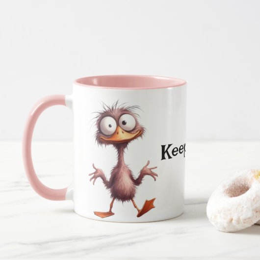 It 保 Spiy Coffee Mug – シはっきりしたップはっきりした、ビーブ マグカップ (ドーナツ)
