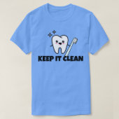 It 保Clean Dental Assistant引用文 Tシャツ (デザイン正面)