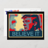 It 信じ – ドナルド・トランプ大統領 ポストカード (正面/裏面)