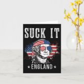 It 吸Englandおもしろい 7月4日 – ジョージ・ウォッシング カード (黄色い花)