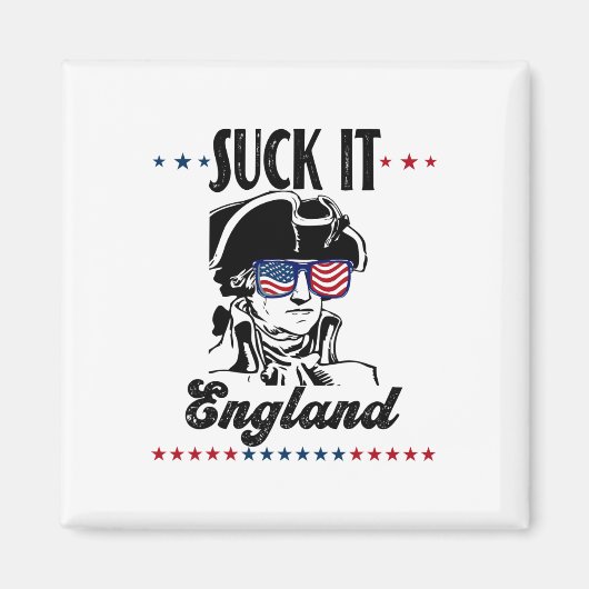 It 吸Englandおもしろい 7月4日 – ジョージ・ウォッシング マグネット (正面)