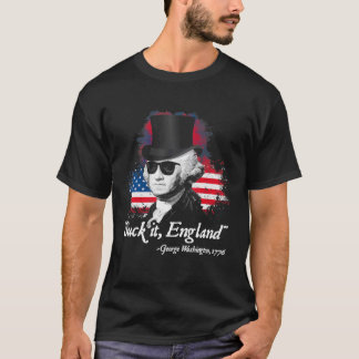 It 吸England 7月の4th Patriotic America Inde Tシャツ