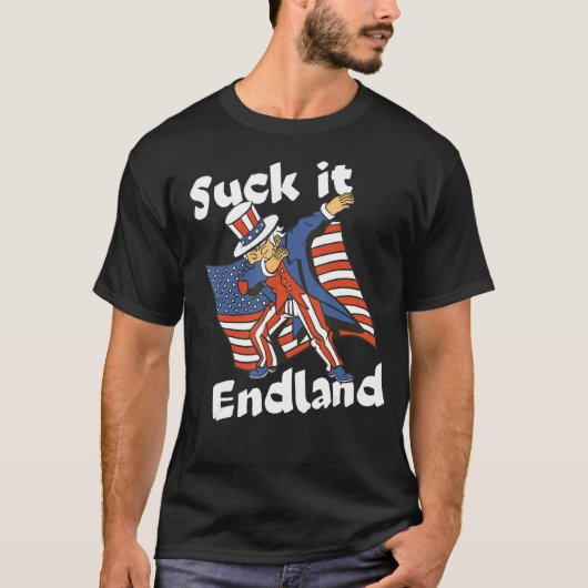It 吸England Dabbing叔父のサム4日Am Tシャツ (正面)
