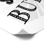 It 吸Up Buttercupタイポグラフィポスター ポスター (角)