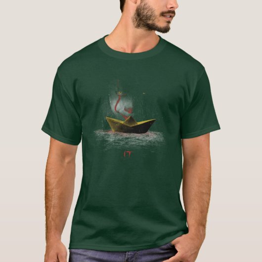 IT 第2章 ペーパーボートプルオーバー レトロ Tシャツ (正面)