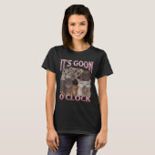 It's Goon O'clock おもしろい Cat IronicミームMe Tシャツ (正面フル)