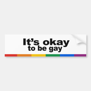 It' 陽気があるsのokay バンパーステッカー