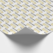 It Brie (Be)チーズウェッジフードフランスの料理 ラッピングペーパー (角)