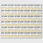 It Brie (Be)チーズウェッジフードフランスの料理 ラッピングペーパー (フラット)