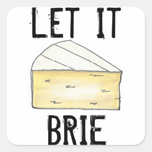 It Brie (Be)チーズウェッジ食品フランスの料理 スクエアシール