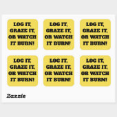 It Burnステッカーを見る スクエアシール (シート)