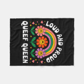 It Burns When I Pee Humor Funny Saying Sarcasm Wom フリースブランケット (正面(横))