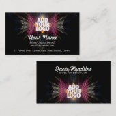 It Businessの紹介(ロゴ宇宙付) 名刺 (正面/裏面)