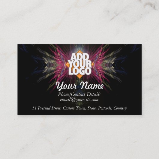 It Businessの紹介(ロゴ宇宙付) 名刺 (正面)