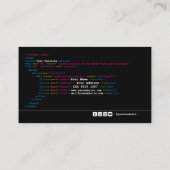 IT Business Card 名刺 (裏面)