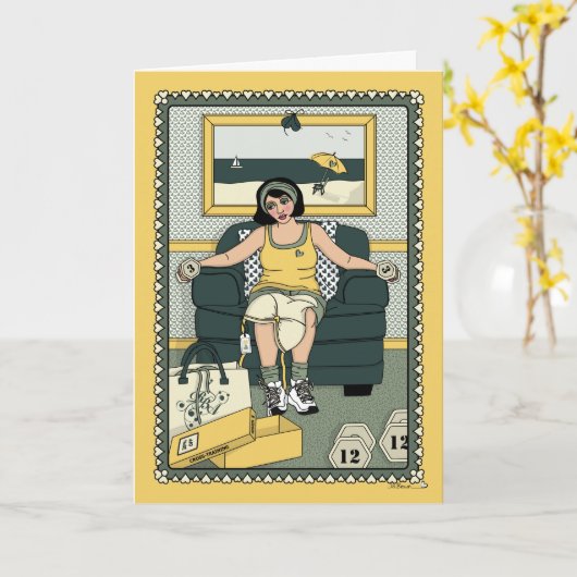 It_C_Greetingカード カード (黄色い花)