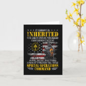 It Cannot Be Inherited Special Operations Command カード (黄色い花)