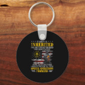 It Cannot Be Inherited Special Operations Command  キーホルダー (正面)